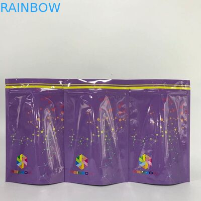 Zakken van hitte de Verzegelbare Glanzende Aluminiumfolie Aangepaste Mylar