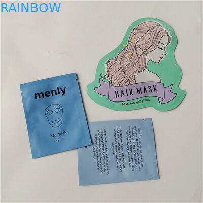 Pasten de steen blauwe cosmtic verpakkende zakken vlakke foliesachets aan