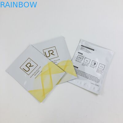 Van de de lotionroom van douane Resealable zij vlakke mylar Berijpte Plastic Ritssluiting drie het sachetzak