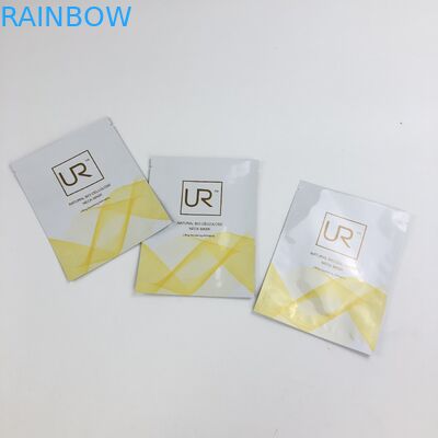 Van de de lotionroom van douane Resealable zij vlakke mylar Berijpte Plastic Ritssluiting drie het sachetzak