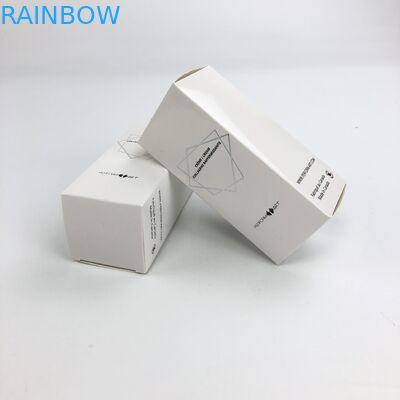 In het groot Douane Heet het Stempelen Matt Film With 350g Wit Karton voor Kosmetische de Wimperdocument van het Steekproefvoedsel Vakje Verpakking