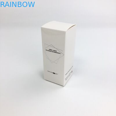 In het groot Douane Heet het Stempelen Matt Film With 350g Wit Karton voor Kosmetische de Wimperdocument van het Steekproefvoedsel Vakje Verpakking