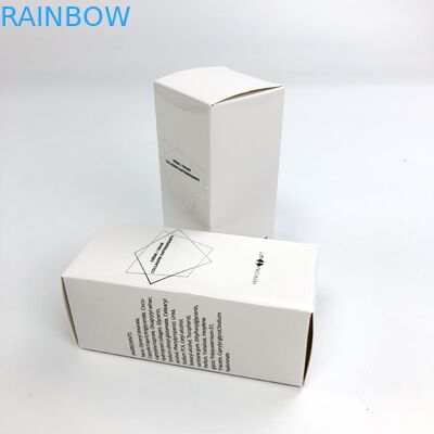 In het groot Douane Heet het Stempelen Matt Film With 350g Wit Karton voor Kosmetische de Wimperdocument van het Steekproefvoedsel Vakje Verpakking