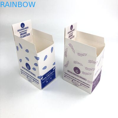 Douane Matt Film UV In reliëf gemaakt met de Dikte van 400g 350g Wit Karton voor het Document van de de Flessenvertoning van 30ml 60ml Vakje Verpakking