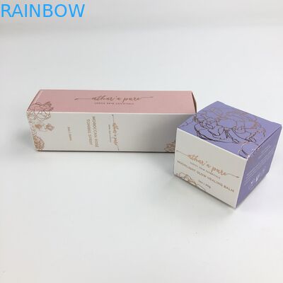 De milieuvriendelijke document materiële luxe paste document giftvakje aan maakt vakjes omhoog schoonheidsmiddelenvakje met aangepast vormembleem