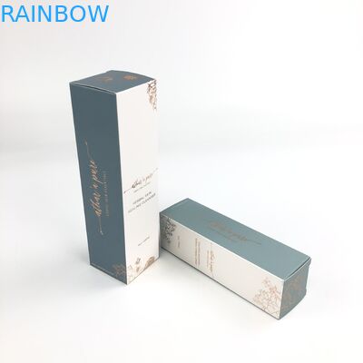 Douane kleinhandelsembleem gedrukte skincare flessen of kruiken die document kosmetisch vakje verpakken