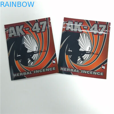 Verpakkende Zakken 4g van de Cmyk100microns de Kruidenwierook