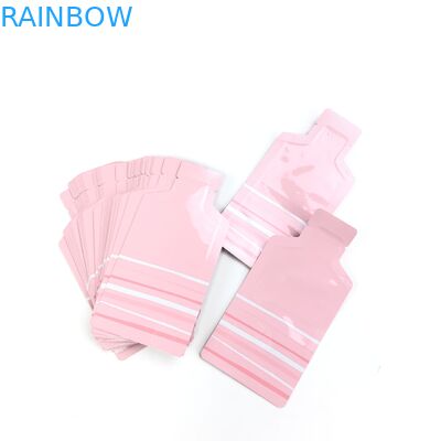 OEM Venster van Douane het Roze Logo Size Resealable With Transparent voor Droge Fruitnoten die Zak verpakken