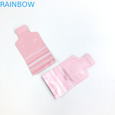 OEM Venster van Douane het Roze Logo Size Resealable With Transparent voor Droge Fruitnoten die Zak verpakken