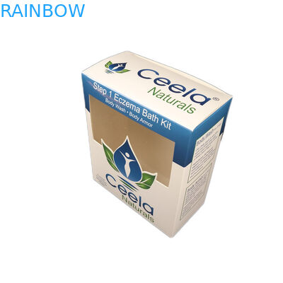 Douane Goedkoop voor Kosmetisch het Document van de de Halsband Verpakkend Ambacht van Steekproevenjuwelen Vakje met Transpartent-Venster Goedkoop Document Vakje