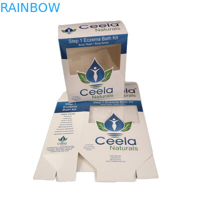 Douane Goedkoop voor Kosmetisch het Document van de de Halsband Verpakkend Ambacht van Steekproevenjuwelen Vakje met Transpartent-Venster Goedkoop Document Vakje