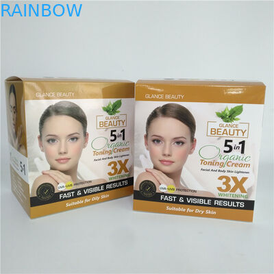 Douane Gedrukte Karton Gezichtsroom die Kosmetisch Skincare-Document Vakje voor Wasmiddel verpakken