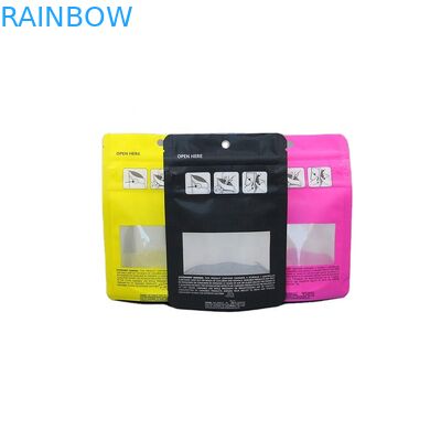 Drievoudige de Ritssluitingszak 200mic van Mylar van het Ritssluitingscbd Suikergoed