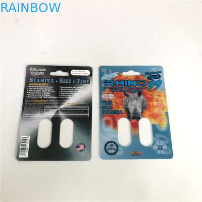 Rinoceros 99 Kaarten van de het Gaten 3D Rinoceros van 500k de Dubbele voor Mannelijke Verhogingspil