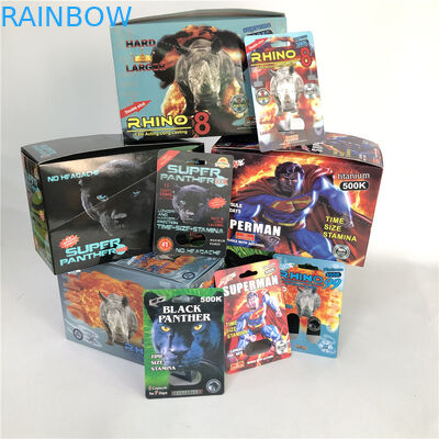 12mm GLB de Mannelijke Pil van de Verhogings 3d Lenticular Kaart 500K