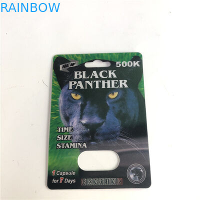 12mm GLB de Mannelijke Pil van de Verhogings 3d Lenticular Kaart 500K