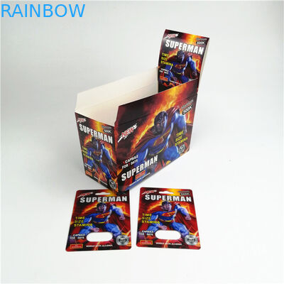 Van de het Geslachtspil van de zijdedruk CMYK Verpakkende Kaart 9x12cm