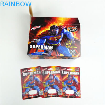 Van de het Geslachtspil van de zijdedruk CMYK Verpakkende Kaart 9x12cm