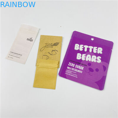 Digitale Composteerbare het Sachet Vlakke Zak 23x35cm van de Drukmopp Ritssluiting