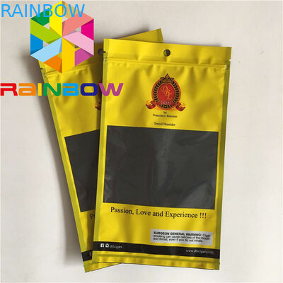 Resealable Drie zijzakken van verbindings Vlakke Mylar zien door van het de Zakken Plastic Onkruid van de Sigarenvochtigheid het Voedselzakken Verpakking