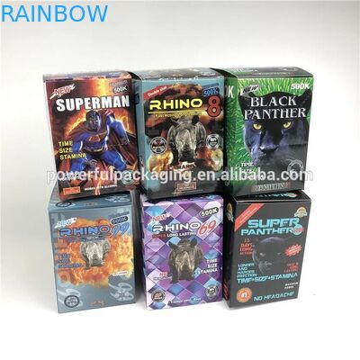 Rinoceros 7 van FDA 200mic 50000 3D vochtbestendige Blaarkaart