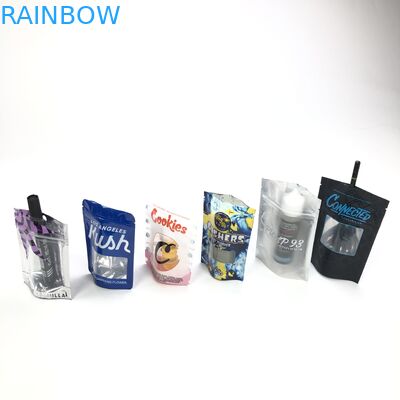 De douane Logo For Wheat Flour Seed met de Tribune van de Zakplastique van Ritssluitingsbolsa op Zak doet Kosmetisch Venster in zakken