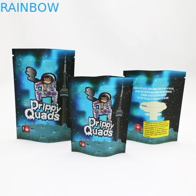 Van het de Geurbewijs CMYK Mylar van de folieritssluiting het Onkruid Verpakkende Zak