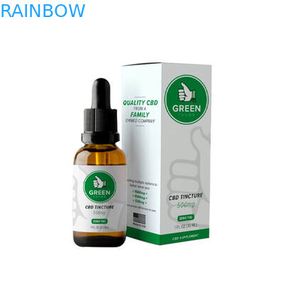 Kleurrijk de Flessendocument van het Drukcmyk 120mic Druppelbuisje Vakje CBD