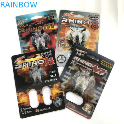 89x127mm Kaart van de Anderhalve liter fles24k 3d Blaar voor Seksuele Verhogingspillen