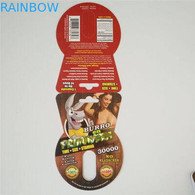 Hologram Hete het Stempelen Capsule Verpakkende Kaart Rhuno 100K