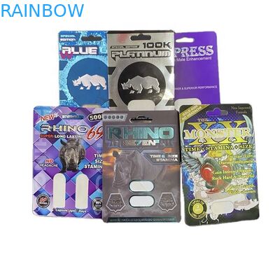 Blauwe de Rinoceros 3D Kaarten van 6K Plantinum 100K 350g Whiteboard