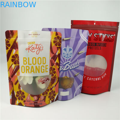 Van de de Verpakkingszak van Edibles Mylar van de uitgangsritssluiting de Gravuredruk