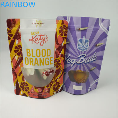 Van de de Verpakkingszak van Edibles Mylar van de uitgangsritssluiting de Gravuredruk