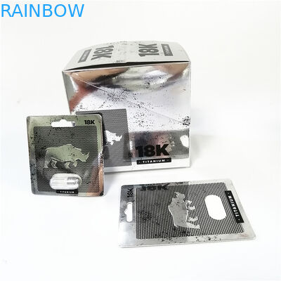 Van de de Rinoceroscapsule van het Pussycatpakket van de de Pillenblaar de Kaart UVdruk