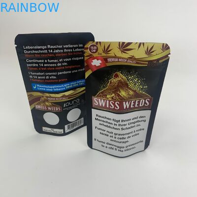 Obama gekscheert omhoog het Onkruid dat van MPET 7*12CM Mylar-Zakken verpakt