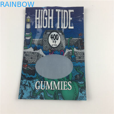 Drie het Zij van het Onkruidmylar van de Verbindingsritssluiting Eetbare Bewijs van de de Zakgeur Douane Gedrukte