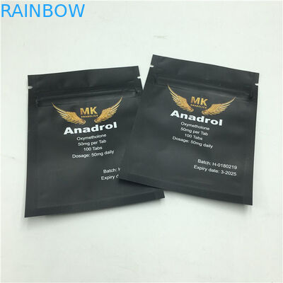 De ritssluiting Matte Snack Plastic Pouches Packaging drukte Verzegelde Kant Drie