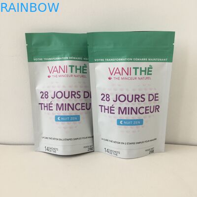 Gedrukte aluminiumfolietribune op de Zak die van de Ritssluitingssnack Digitaal verpakken