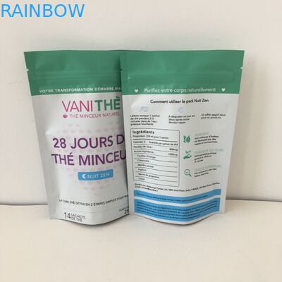 Gedrukte aluminiumfolietribune op de Zak die van de Ritssluitingssnack Digitaal verpakken