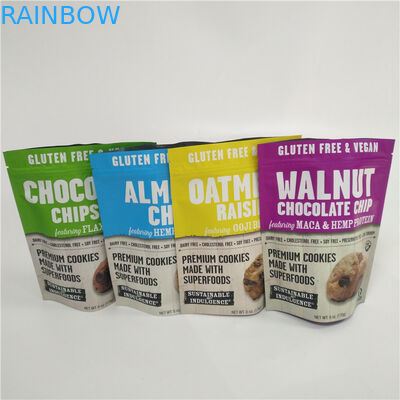 Plastic Tribune op Ritssluitings Verpakkende Zakken de Gedrukte Rang van het 1 Gallonvoedsel