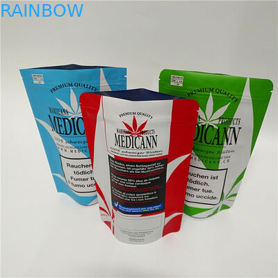 CBD-Ritssluiting Drie van Bloemkruiden Zij Aangepaste Verbindingszak Gedrukt Gelamineerd