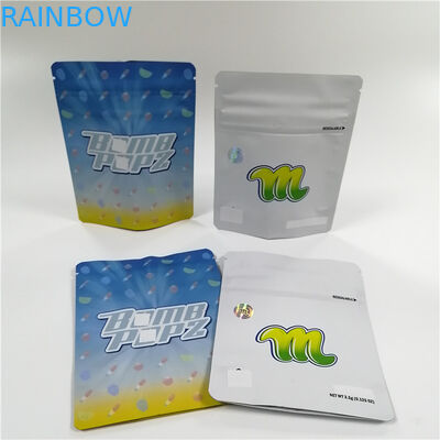 Kleverig draag de Eetbare van de Aluminiumfoliezakken van Mylar Plastic Zachte Aanraking