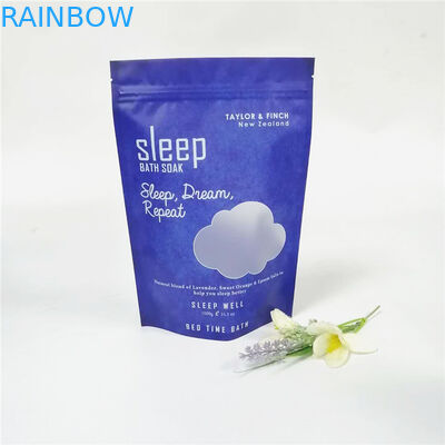 Oceaan Overzeese zoute Plastic Zakken die Zelf Bevindend Resealable Douaneembleem verpakken