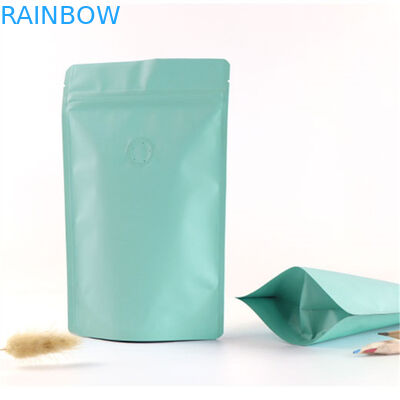 De Koffiezakken van Matte Finish Aluminum Foil Zipper van de gravuredruk met Klep