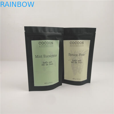 De vochtbestendige 14 Oz-Resealable Zakken van de Ritssluitingsfolie voor Lichaam schrobben