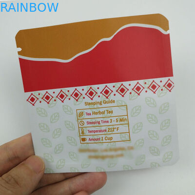 Van de Zakeco van Matte Heat Seal Tea Packaging van de aluminiumfolie Vriendschappelijke Vochtbestendig