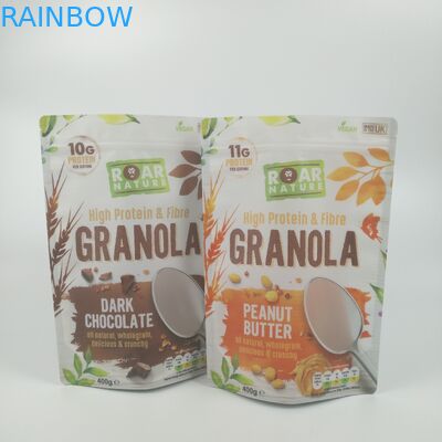 Ritssluitingstribune op Rekupereerbare het Voedsel van Aluminiumfolie Resealable Zakken Verpakking