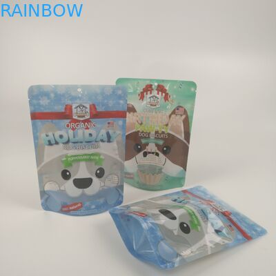 De Tribune van het Koekjesmylar van de hondkip op Voedsel voor huisdieren die Aangepast Embleem verpakken