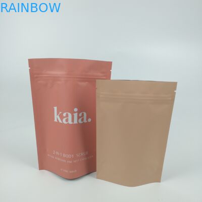 Kosmetische Plastic Tribune op de Zak Matt Finished Resealable van de Ritssluitingsbarrière