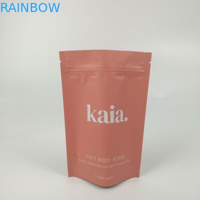 Kosmetische Plastic Tribune op de Zak Matt Finished Resealable van de Ritssluitingsbarrière